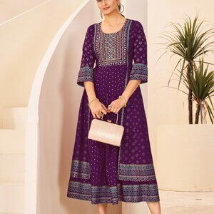ANARKALI STYLE WOMEN KURTI